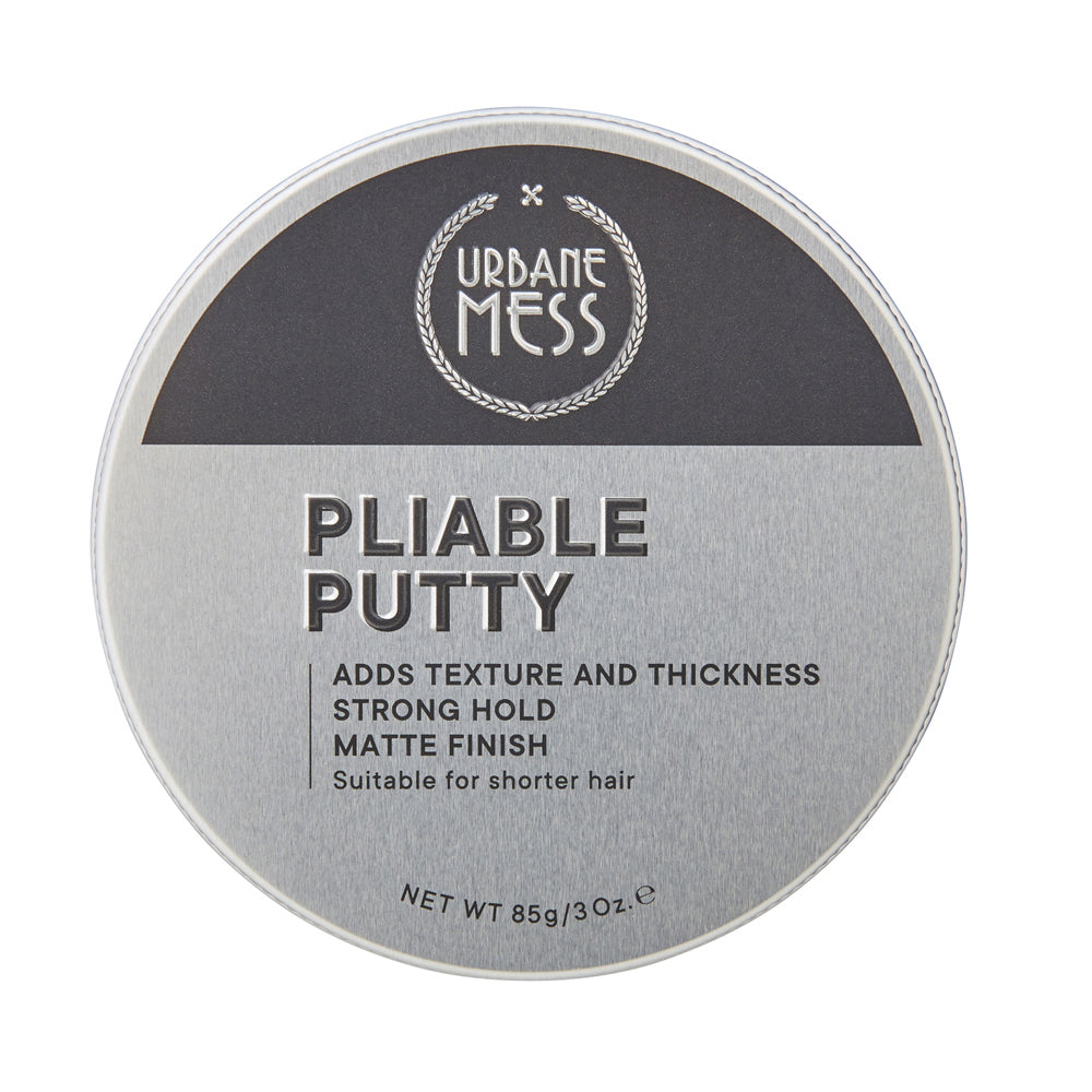 Urbane Mess Pliable Putty 85G Hair Care/Styling Fashion Gel Strong Hold