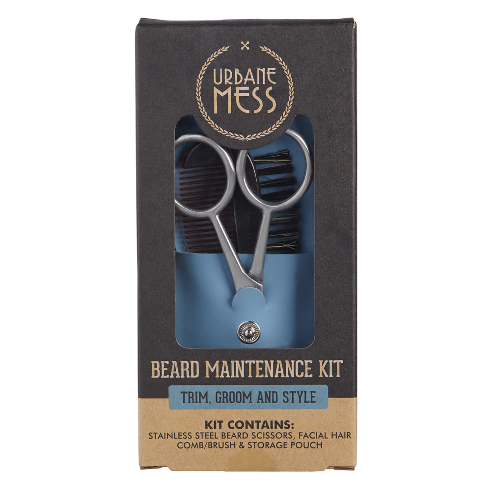 Urbane Mess Beard Hair Men's Maintenance Grooming Trimming Kit Care — image 3