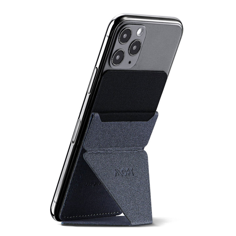Moft x Universal/Portable Apple/Samsung Phone Stand w/ Cards RFID Protection GRY