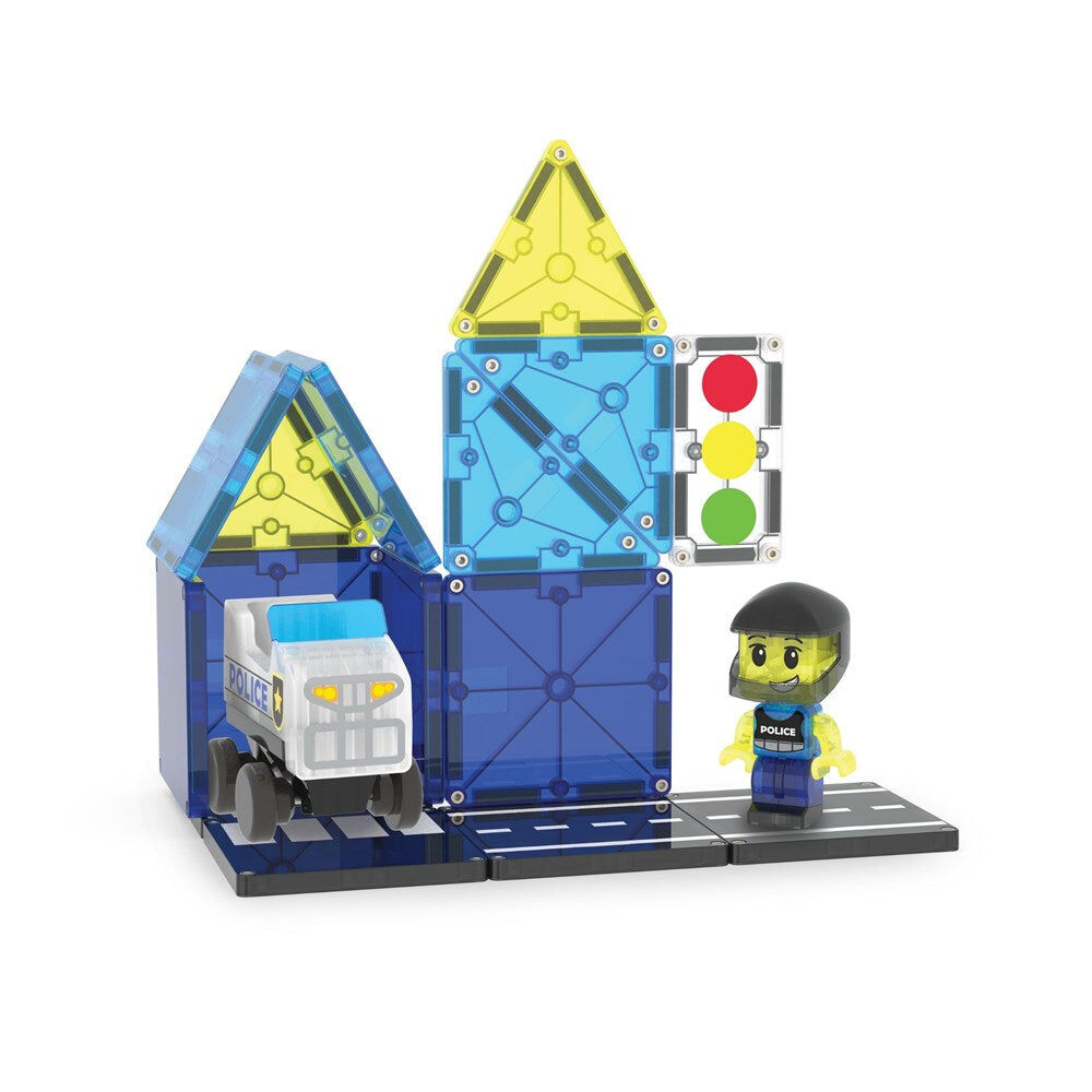 Magna-Tiles Police Patrol Magnetic Construction Set 3Y+ (20 Pieces) — image 2