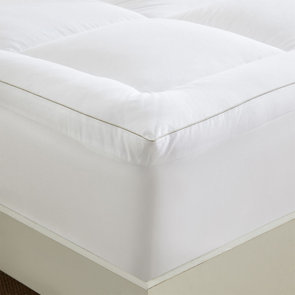 Ardor 2000GSM Double Bed Mattress Topper Standard Microfibre Home Bedding White