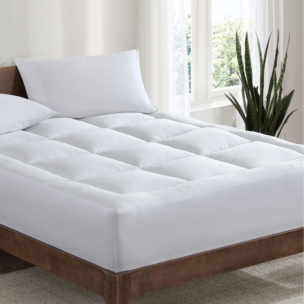 Ardor 1800Gsm Reversible Microfibre Mattress Topper White — image 2