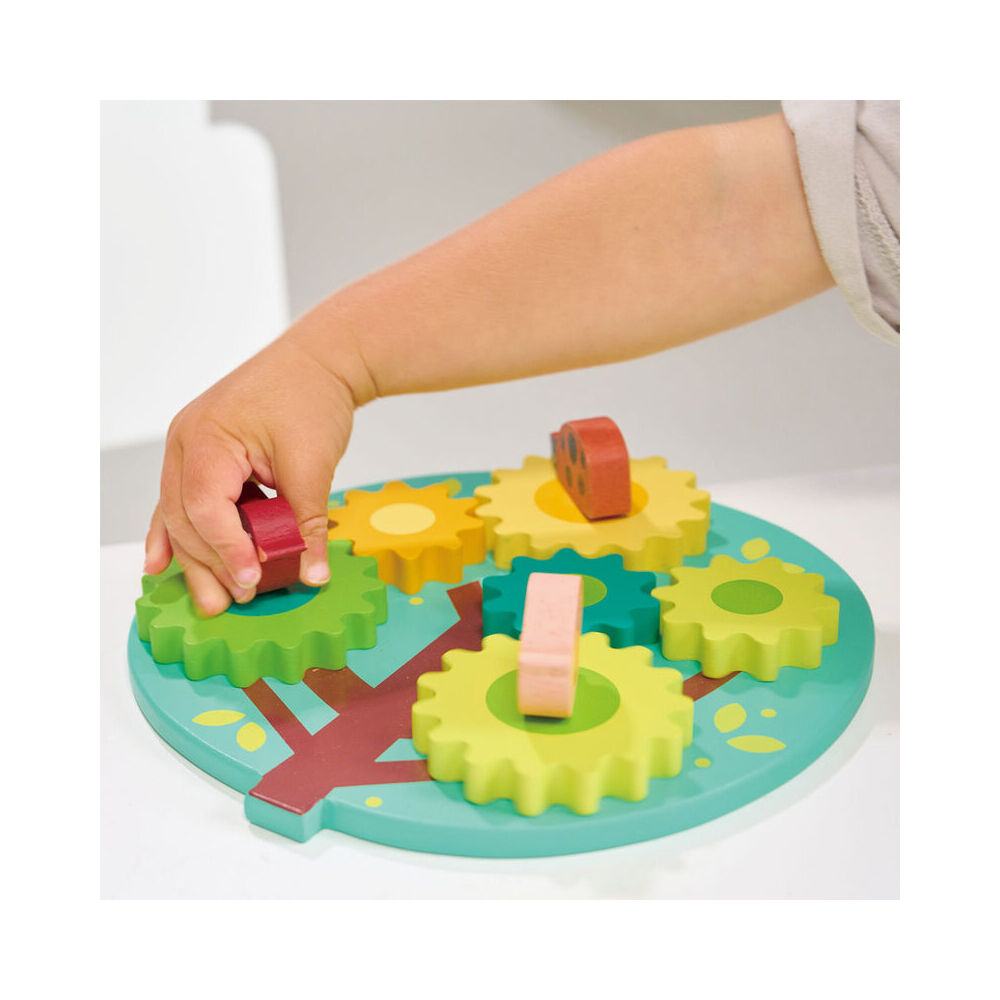 Mentari Tree Gears & Cogs Kids/Children Interactive Play Wooden Toy 18m+ — image 3