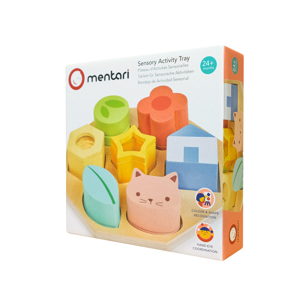 Mentari Sensory Activity Tray Kids/Children 18cm Educational Wooden Toy 2y+ — image 4