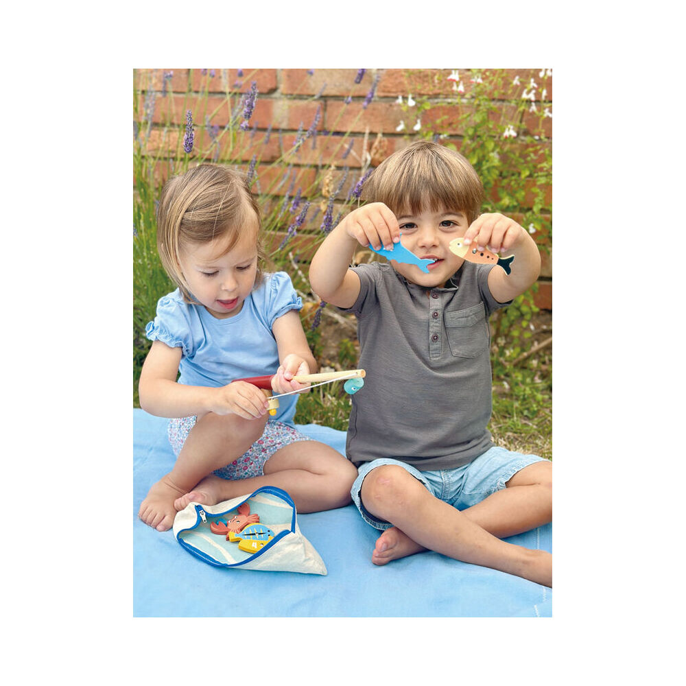 Mentari Fishing Game Kids/Children Educational Play 28x9cm Wooden Toy 3y+ — image 9