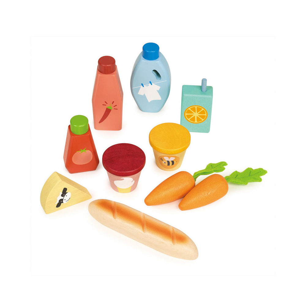Mentari Bargain Grocery Bag Set Kids/Children Pretend Play Wooden Toy 3y+ — image 2
