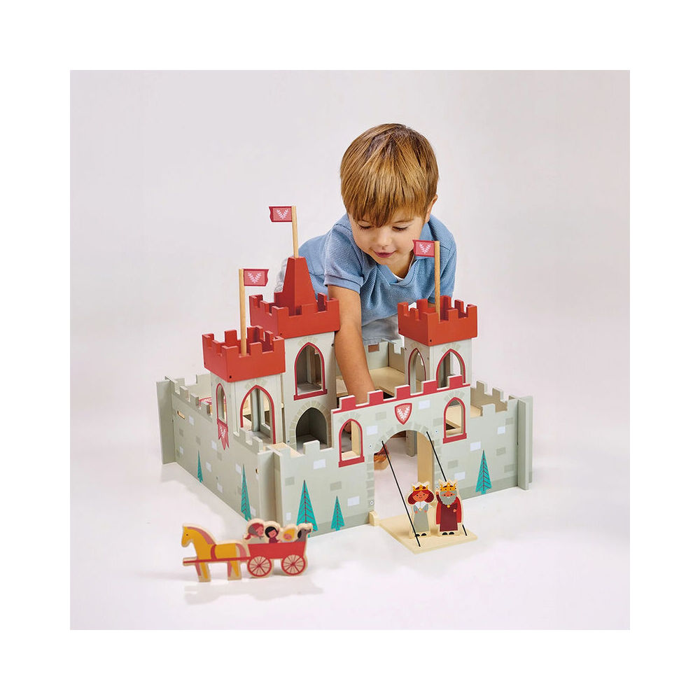 Mentari King's Castle w/ Soldiers Kids/Children Wooden Pretend Play Toy 3y+ — image 2