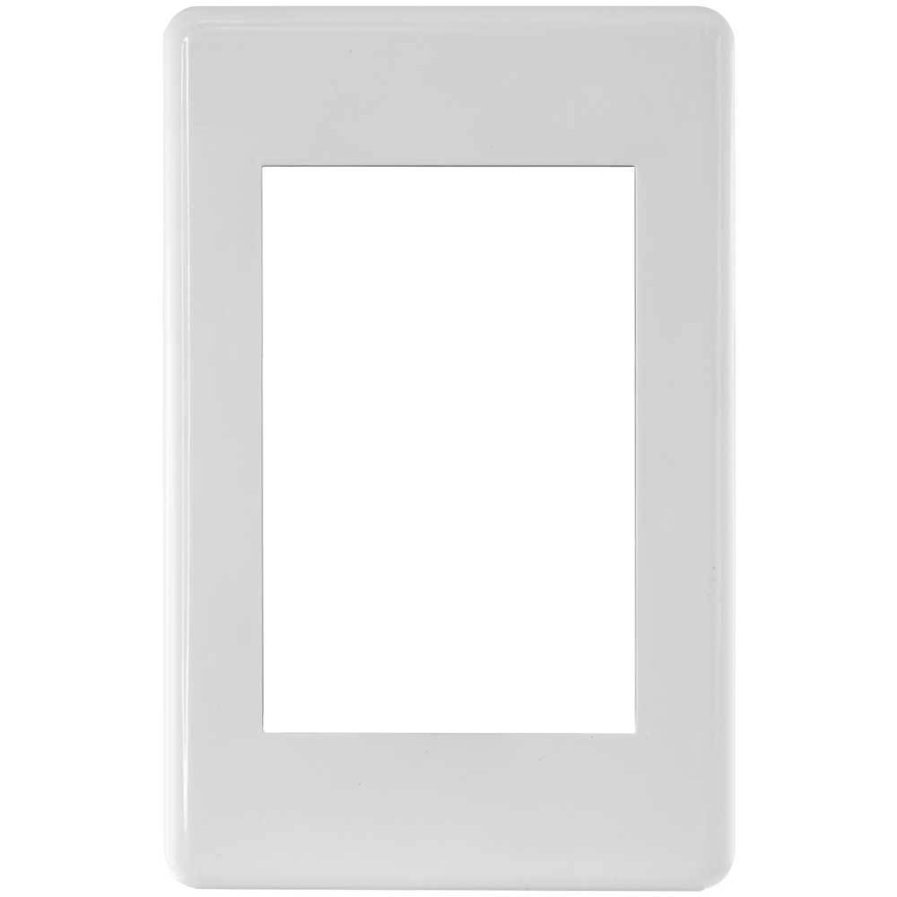 Pro2 MW13FR Modular Single Wall Plate Cable Frame White Clipsal Fits 3 Modules