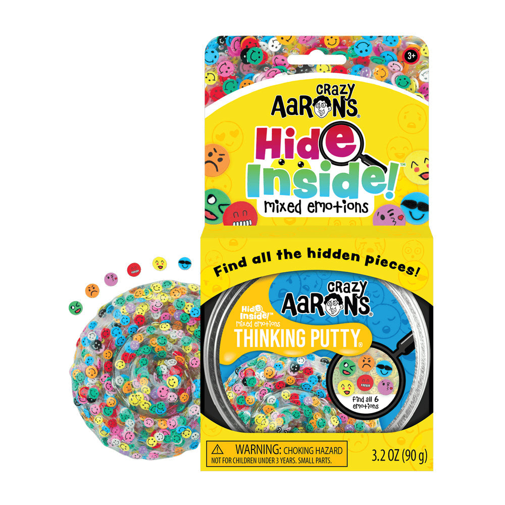 Crazy Aarons Thinking Putty Mixed Emotions Hide Inside Kids Play Toy 10cm 3y+ (2 Pack) — image 2