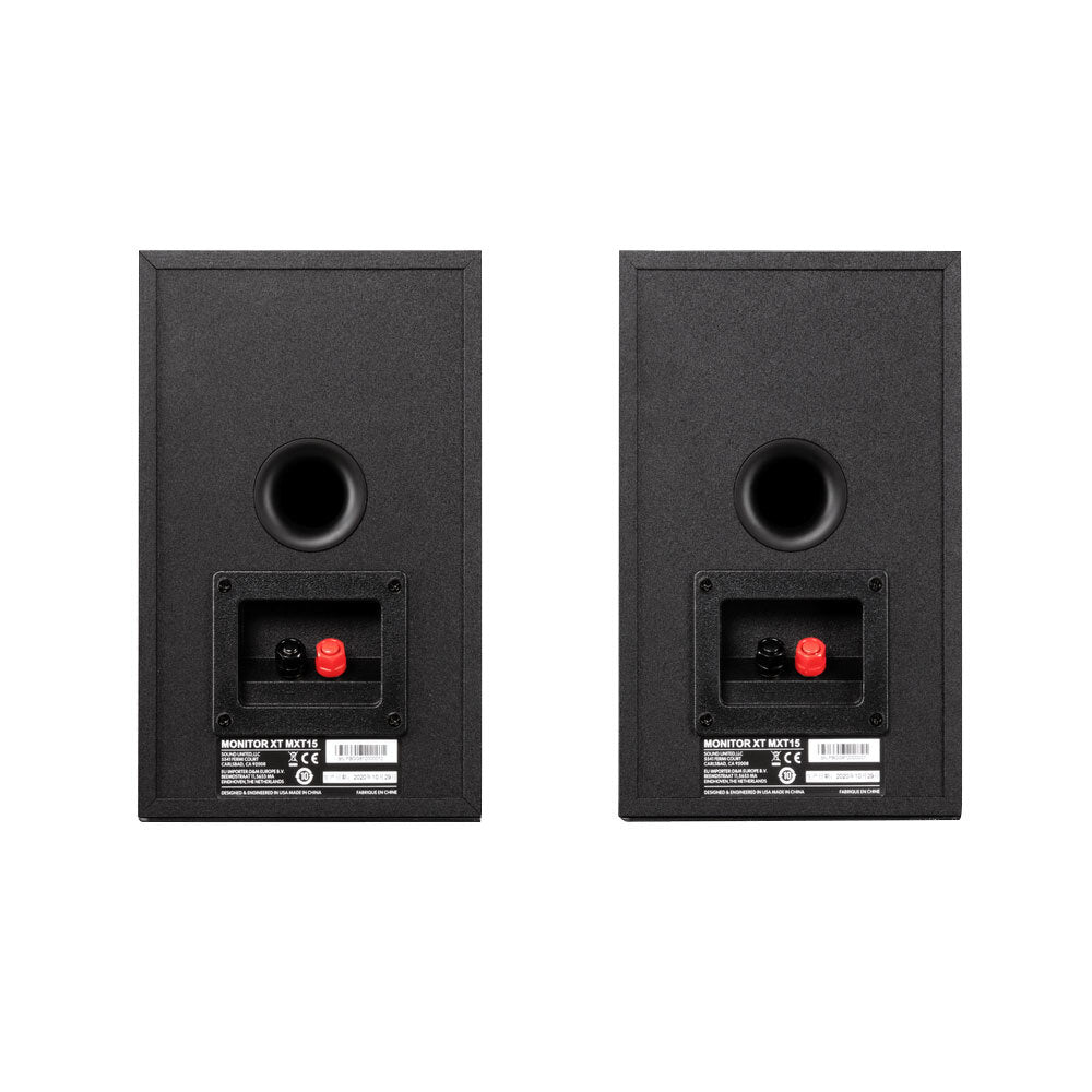 Polk Audio MXT15BK Dolby Atmos Monitor Bookshelf Speaker Entertainment Pair BLK — image 2