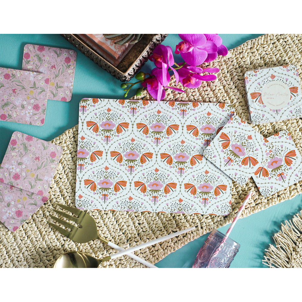 LVD MDF/Cork Placemat Wanderer Home/Kitchen Decor 21.5x30cm Rectangular (4 Pieces) — image 2