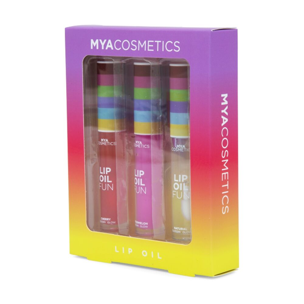 Mya Lip Oil Pink Fruity Scent Lightweight Kids/Children Multicolour 8y+ (3 Pieces) — image 2