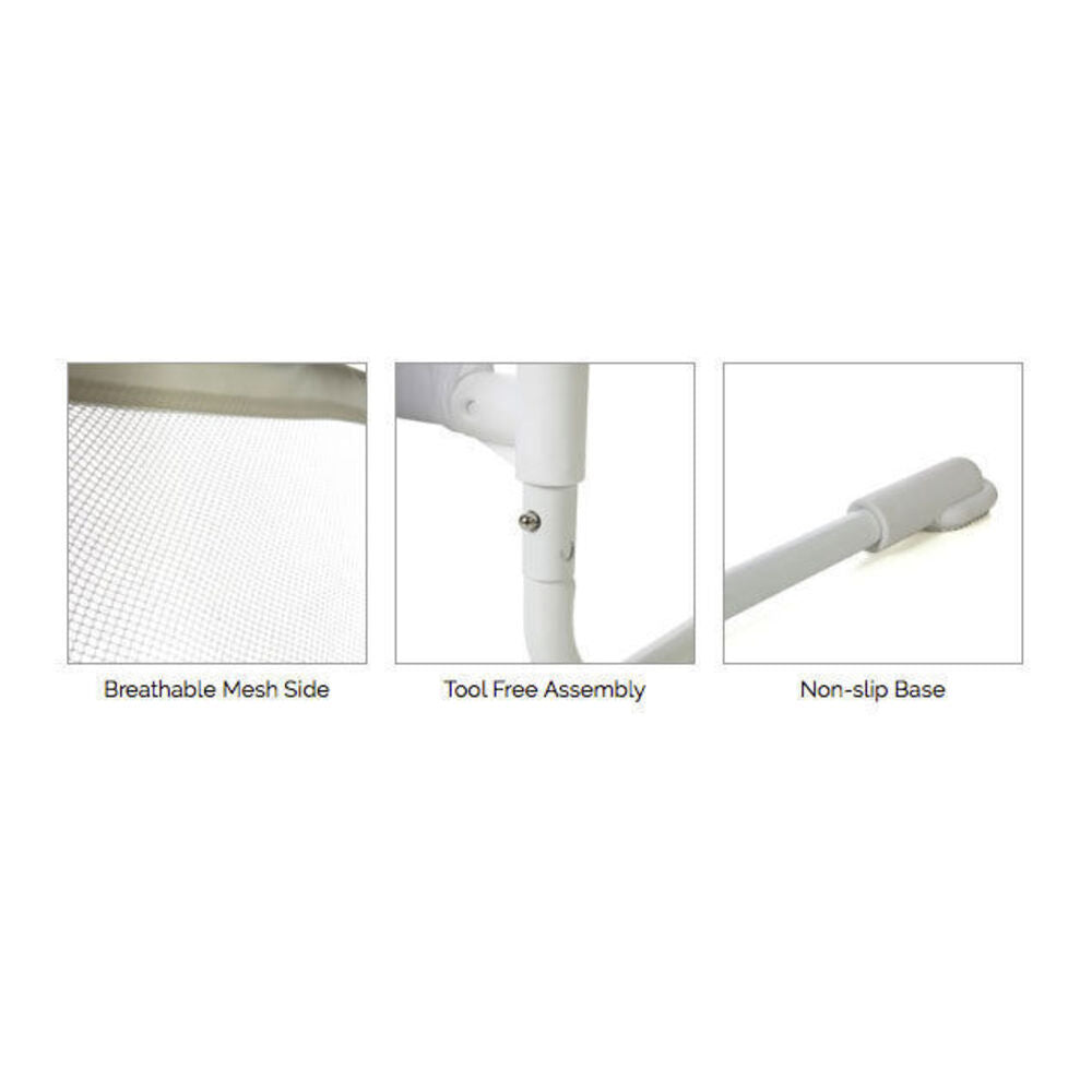 Vee Bee 105cm White Safety Cot/Bed Rail Guard Protection for Baby Infant Toddler — image 2