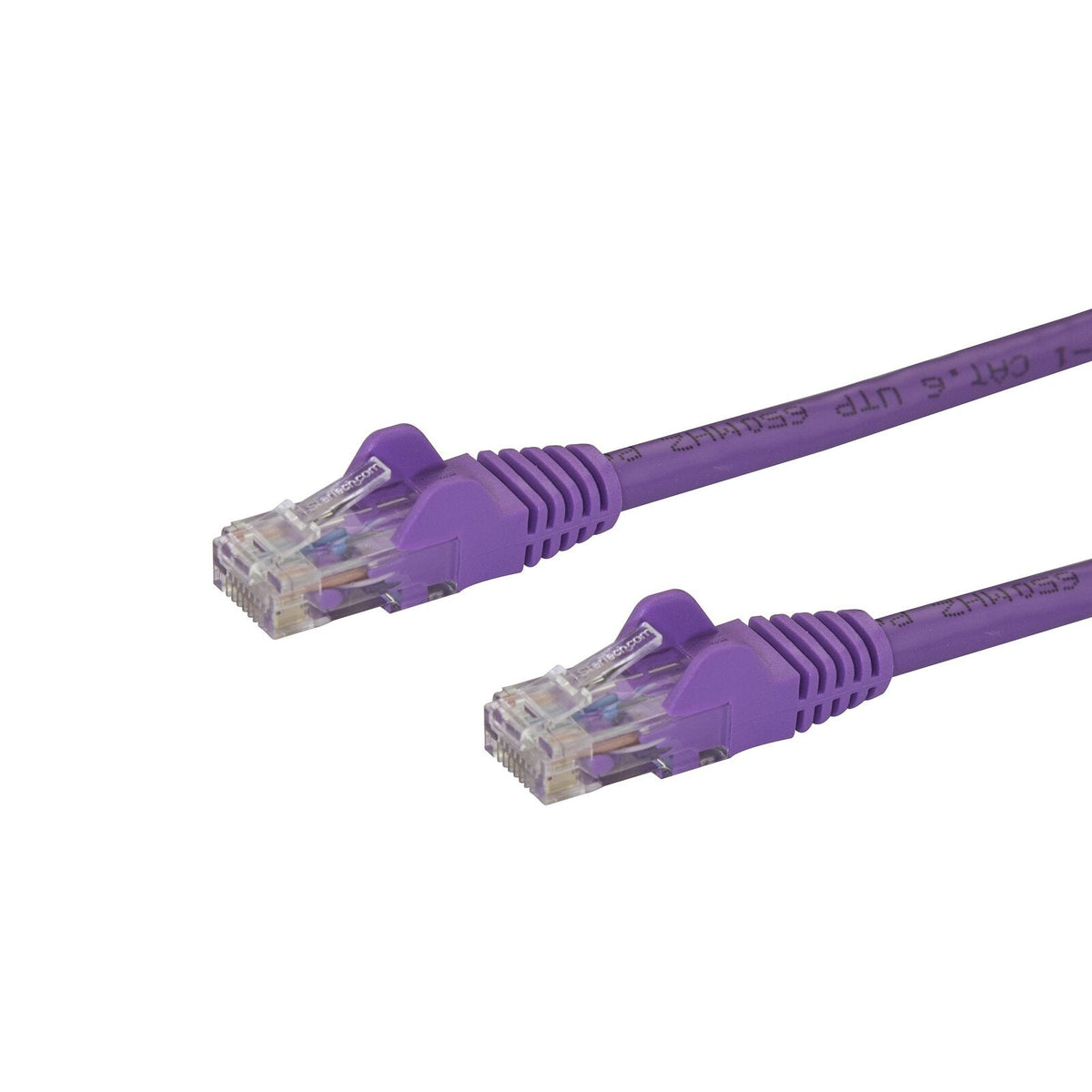 Star Tech 1m Snagless Cat6 UTP Ethernet LAN Cable Network/Patch Cord RJ45 Purple