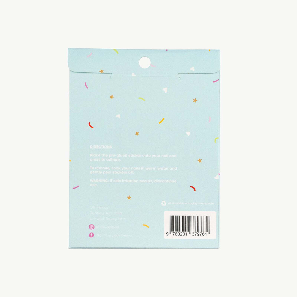 OH Flossy Cosmetic Nail Stickers Transfer/Decals Sky Theme Self Adhesive 3y+ — image 2