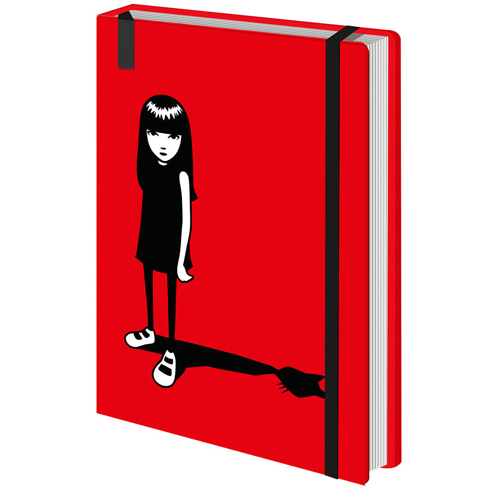 Emily the Strange Cat Shadow Red Stationery School Notebook/Notepad Premium