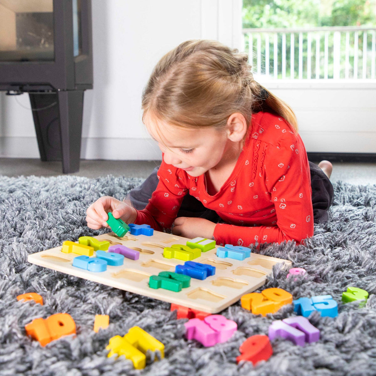 New Classic Toys Number/Count Wooden Puzzle Kids Fun Educational Toy 2+ (24 Pieces) — image 4