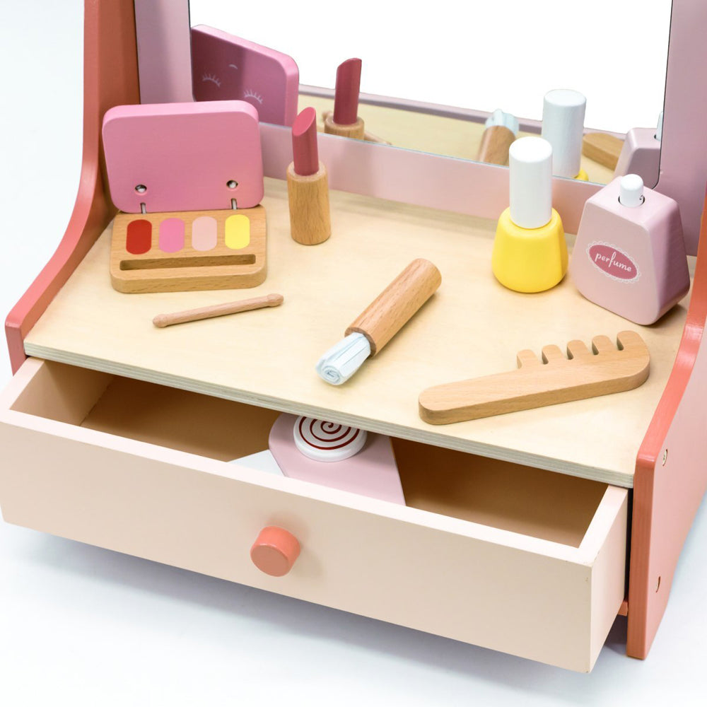 New Classic Toys Kids/Children Wooden Vanity Table Pretend Play Toy Set 3y+ — image 3