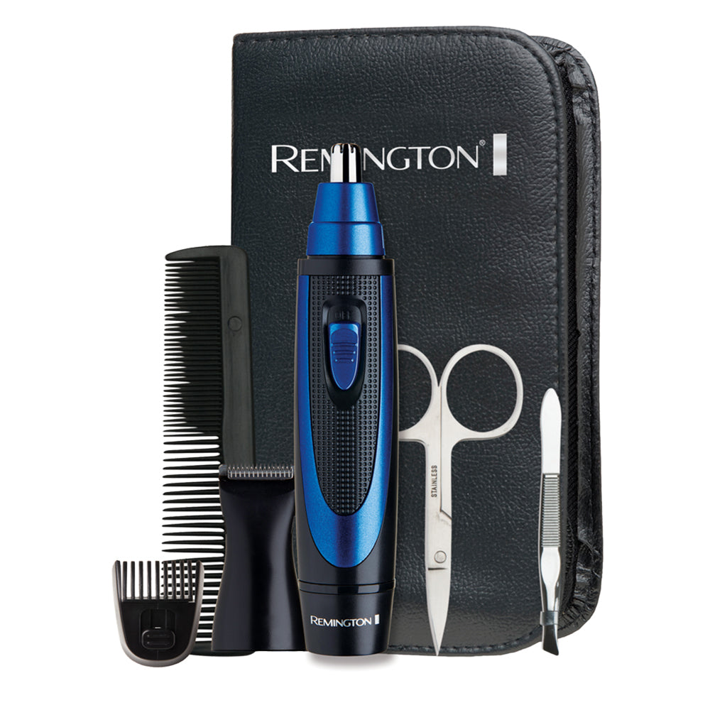 Remington Nose/Ear/Face 3In1 Cordless Electric Hair Remover Trimmer Kit