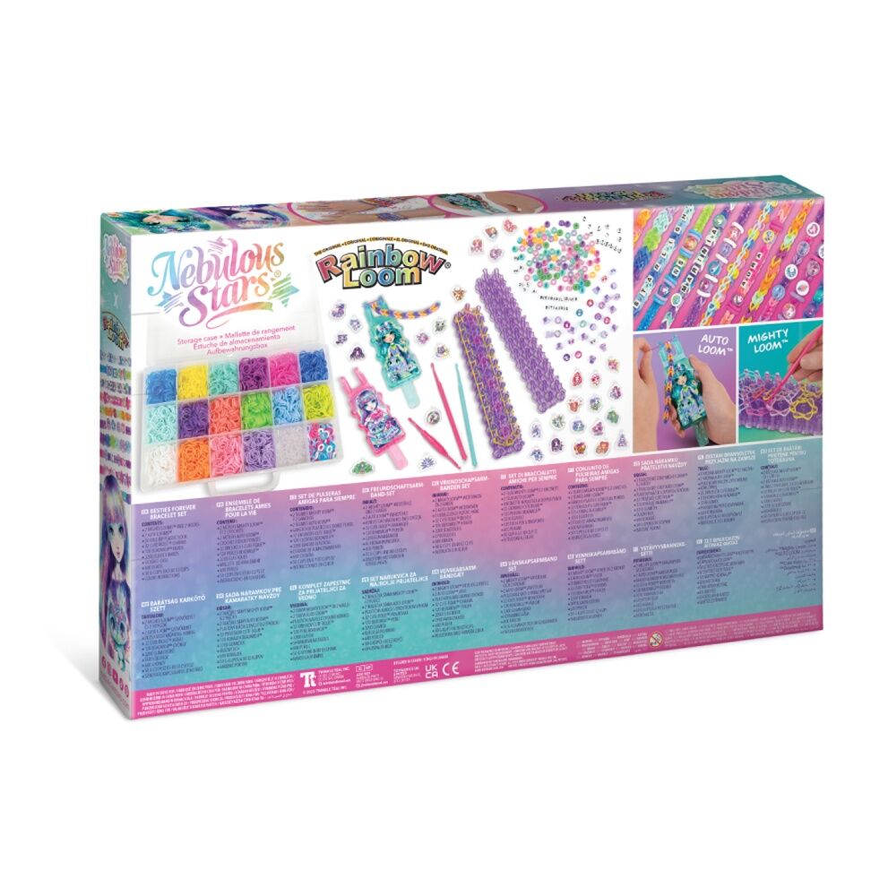 Nebulous Stars Rainbow Loom NS 3200 Rubber Bands Beads Besties Forever Set — image 2