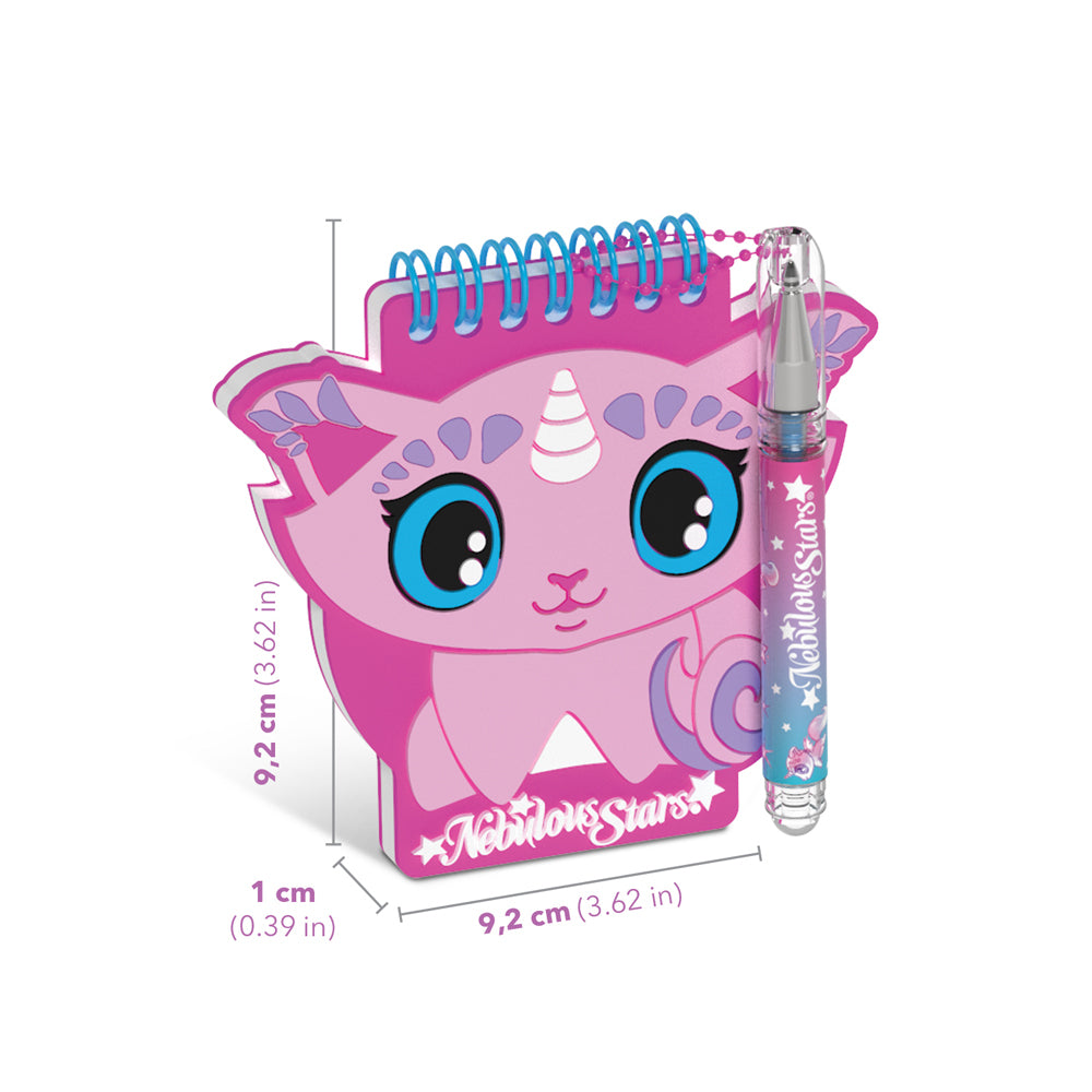Nebulous Stars 9.2cm Mini Note Pad w/ Pencil/Chain/Stickers Kids 7y+ Assorted — image 2