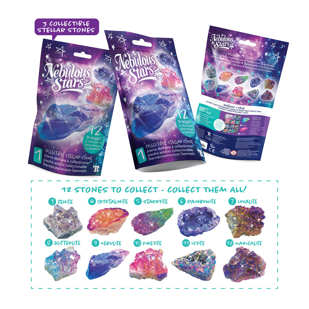 Nebulous Stars Collectible Stellar Stones w/Card/Storage Drawer Blind Box 7+ (2 Pack) — image 2