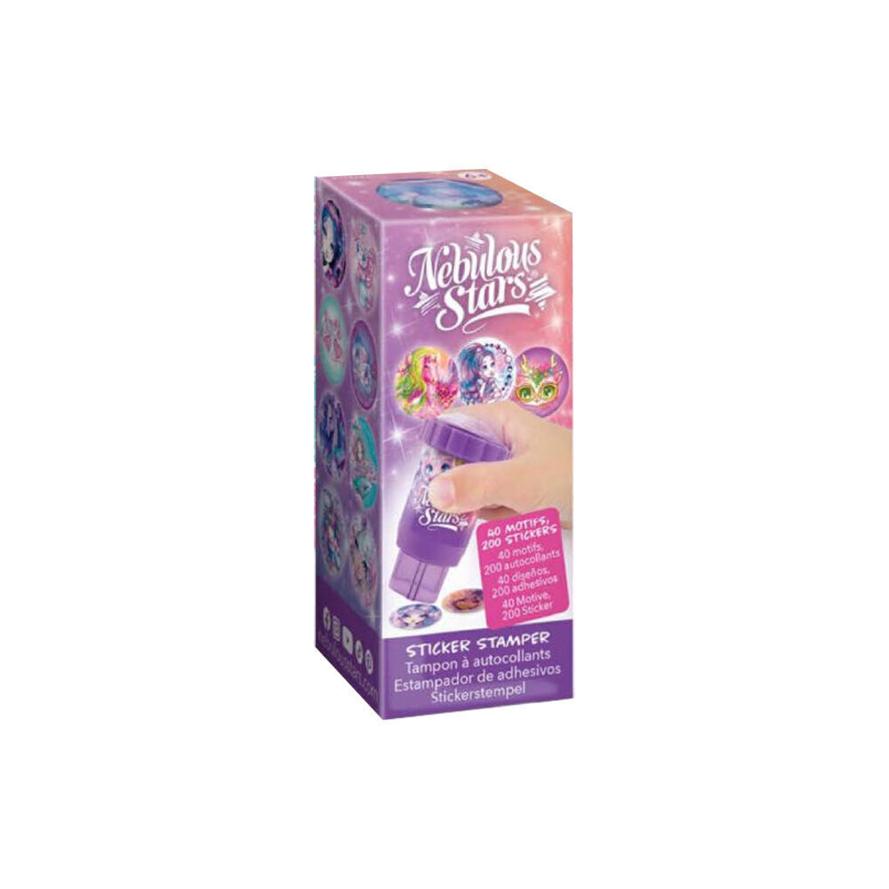 Nebulous Stars Sticker Stamper Stamping Toy Kids Art & Craft Kit 23x30cm 7y+ (2 Pack) — image 2