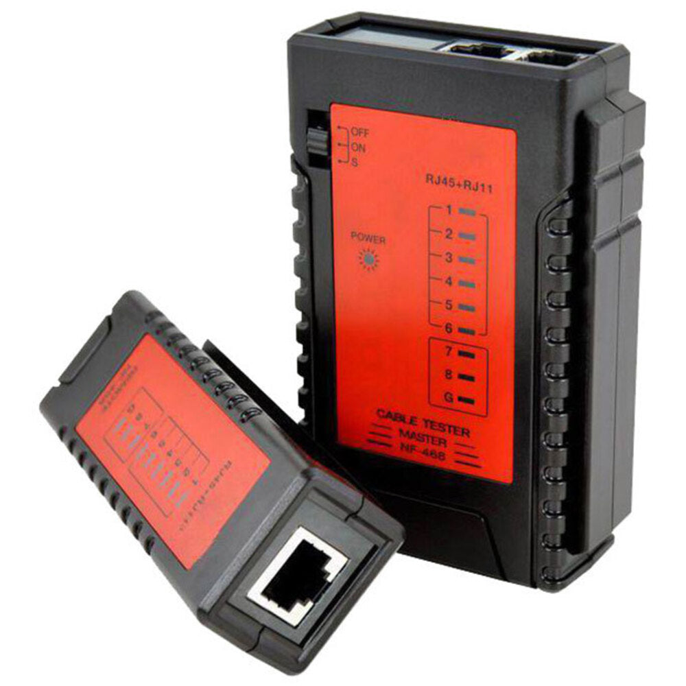Doss Network Phone/Lan Cable Continuity Tester CAT5 CAT6/Ethernet Wire Test/RJ45 RJ11