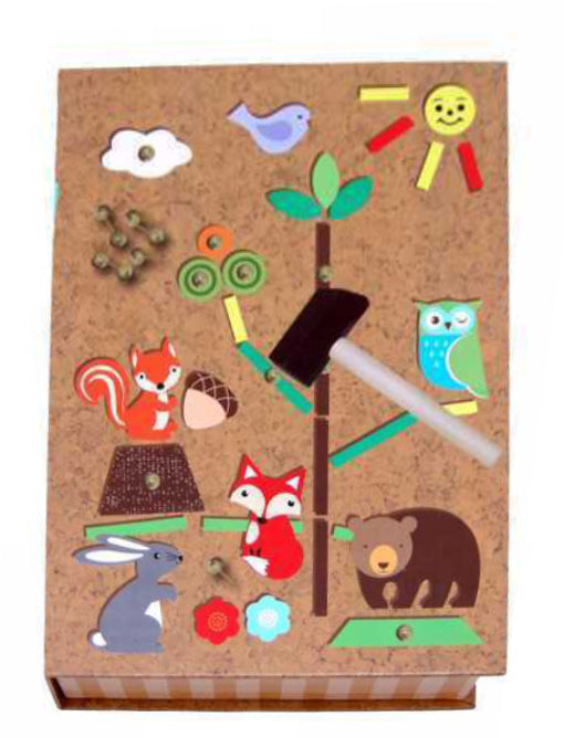 Kaper Kidz Forest Friend Tap a Shape Kids Educational/Activity Toy 5+ (170 Pieces)
