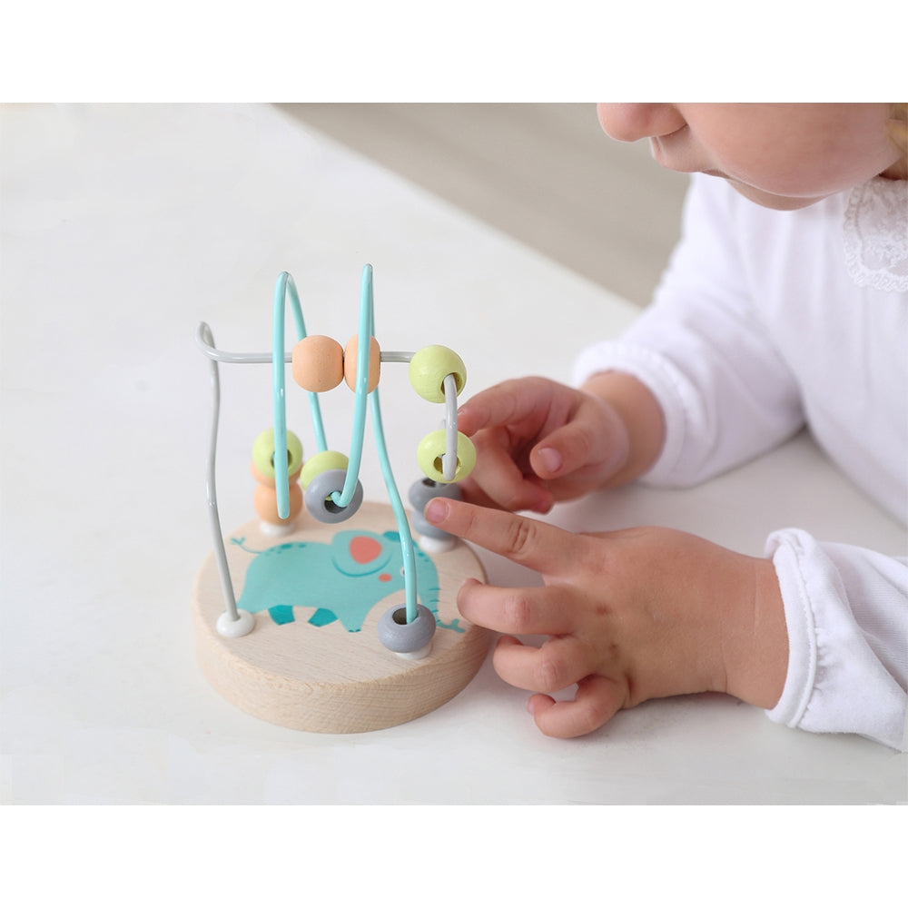 Kaper Kidz Elephant Jungle Animal Small Roller Coaster Bead Maze Kids Toy 12m+ — image 6