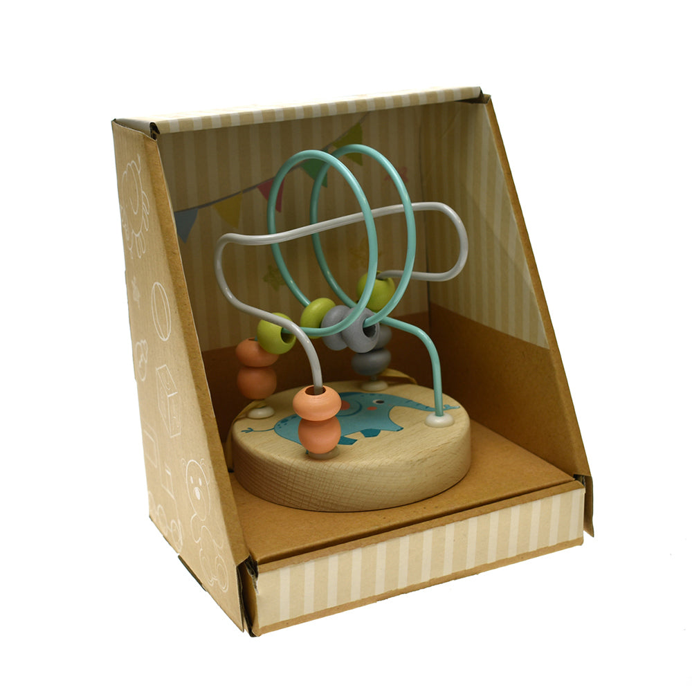 Kaper Kidz Elephant Jungle Animal Small Roller Coaster Bead Maze Kids Toy 12m+ — image 4