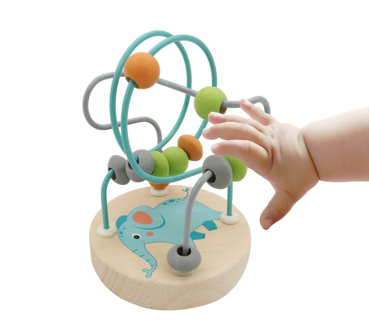 Kaper Kidz Crocodile Jungle Animal Small Roller Coaster Bead Maze Kids Toy 12m+ — image 3