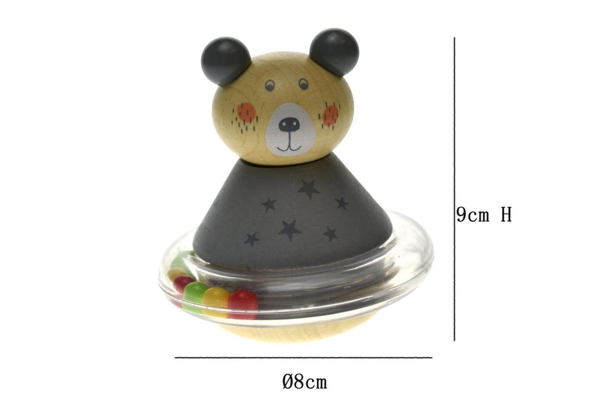 Kaper Kidz Wooden Animal Roly-Poly Children's Bear & Rabbit Kids Toy Set 0m+ — image 5