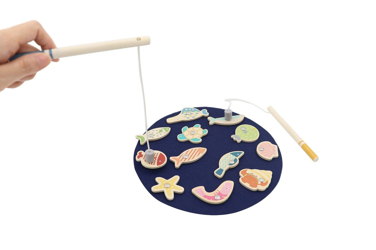 Kaper Kidz Kids Calm & Breezy Fishing Magnetic Pretend Play Wooden Toy 20cm 2+ — image 2