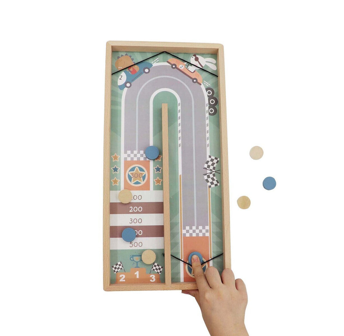 Kaper Kidz Wooden Sling Pinball 3+ Kids/Children Fun/Educational Table Game — image 2