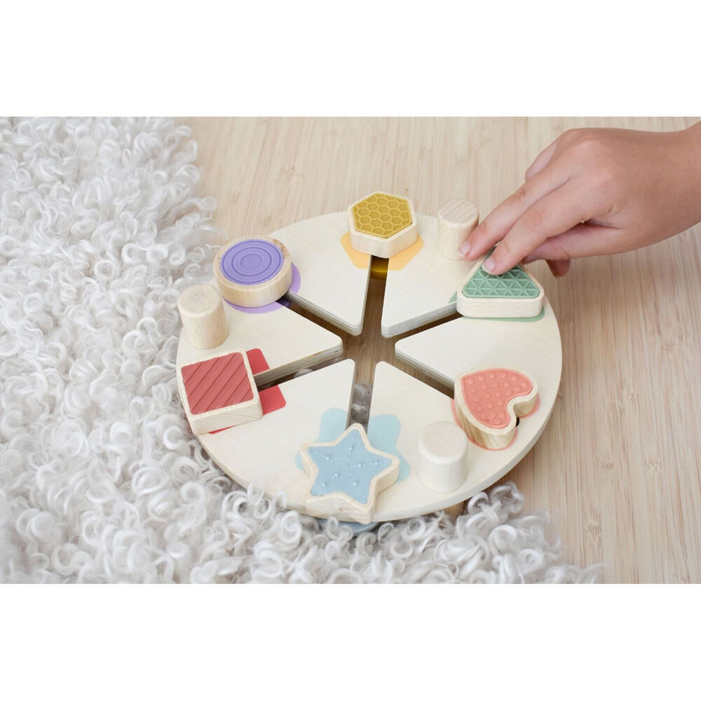 Kaper Kidz Wooden Shape & Colour Match Table Kids/Toddler Interactive Toy 12m+ — image 7