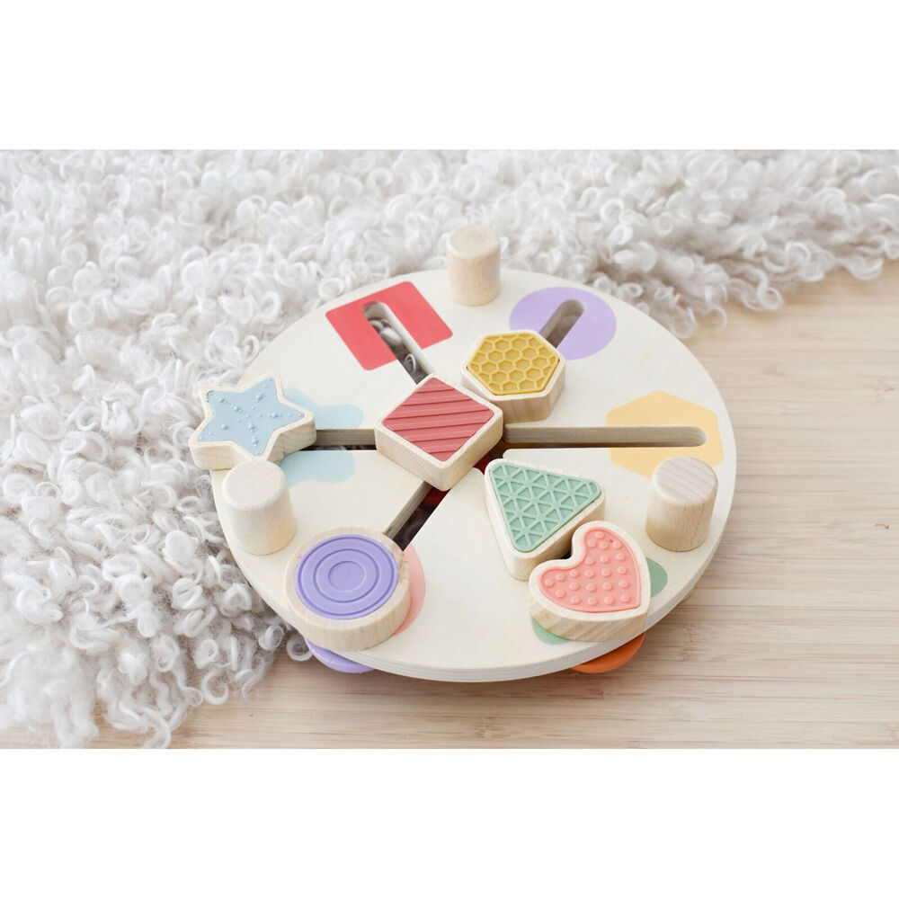 Kaper Kidz Wooden Shape & Colour Match Table Kids/Toddler Interactive Toy 12m+ — image 8