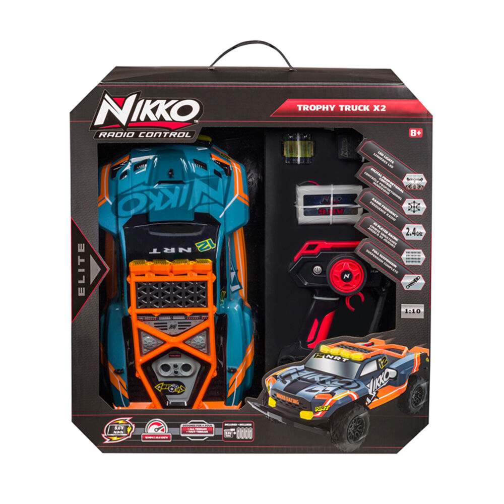 Nikko 46cm RC Remote Control Vehicle 1:10 Elite Trophy Trucks X2 Assorted 8y+ — image 10