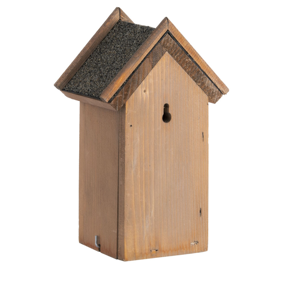 Esschert Design 22.4cm Garden Outdoor Decor Wren Nesting Box w/ Bitumen Roof — image 3