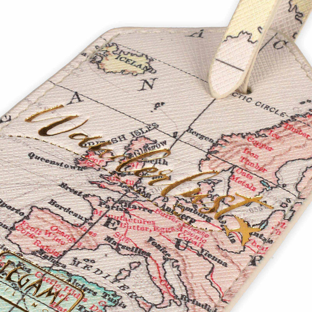 Legami PU Leather Suitcase Luggage Tag Label Personal Address/Nametag Travel — image 3