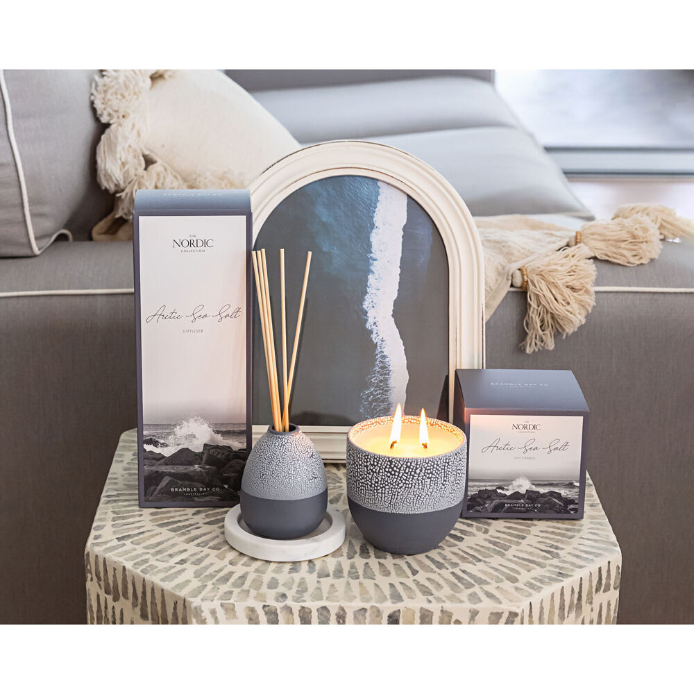 Bramble Bay 400g Nordic Arctic Sea Salt Candle Wild Freesia Sandalwood & Lime — image 6