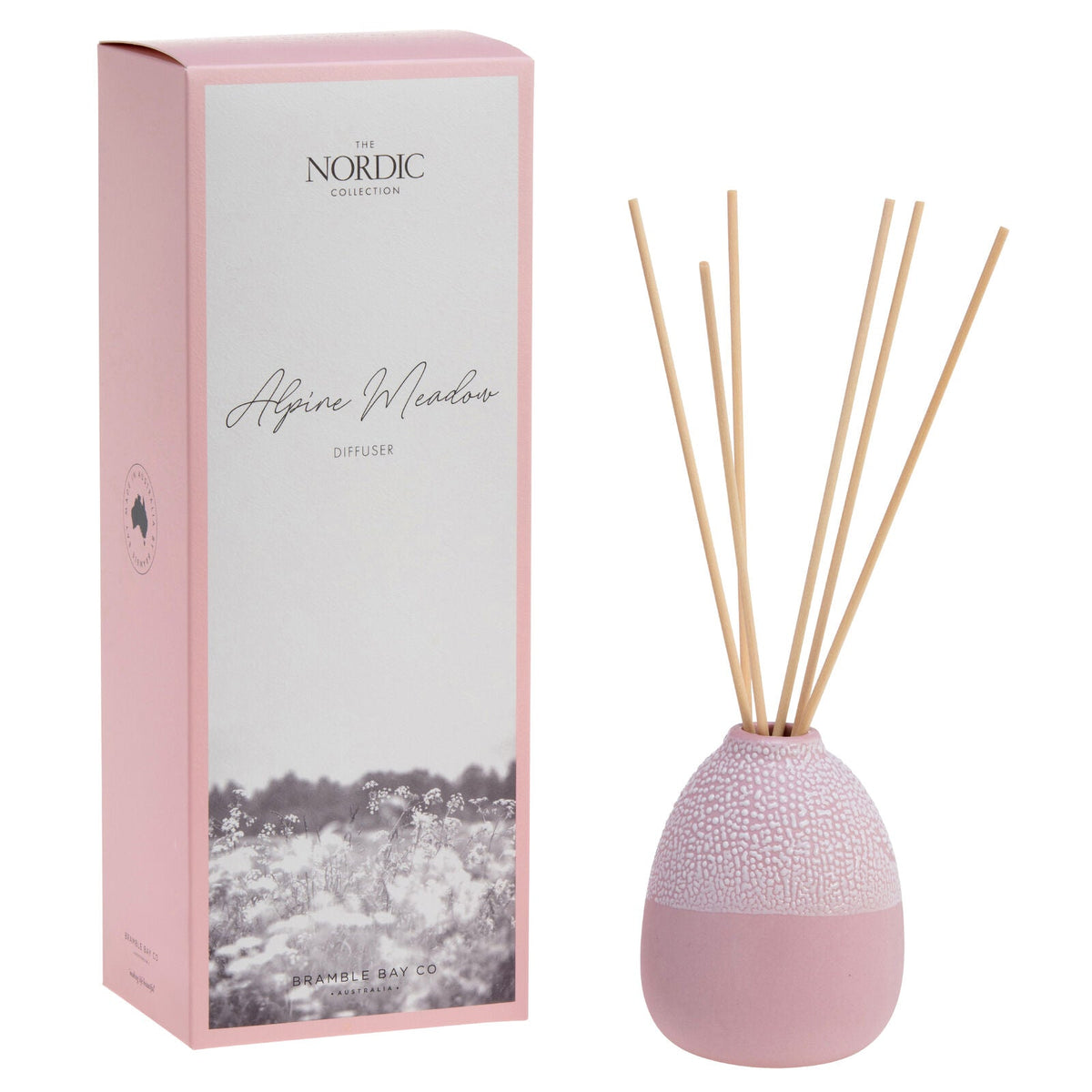 Bramble Bay Nordic Alpine Meadow Diffuser Home Fragrance Pink (2 Pack) — image 2