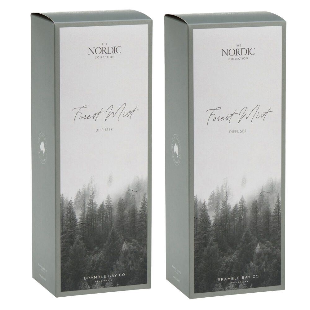 Bramble Bay Nordic Forest Mist Diffuser Home Fragrance Green (2 Pack)