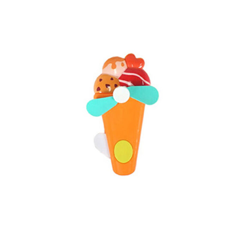 Jemark Portable Hand Held Fan Ice Cream Compact Travel Fan 1214x7cm Assorted (6 Pack) — image 2