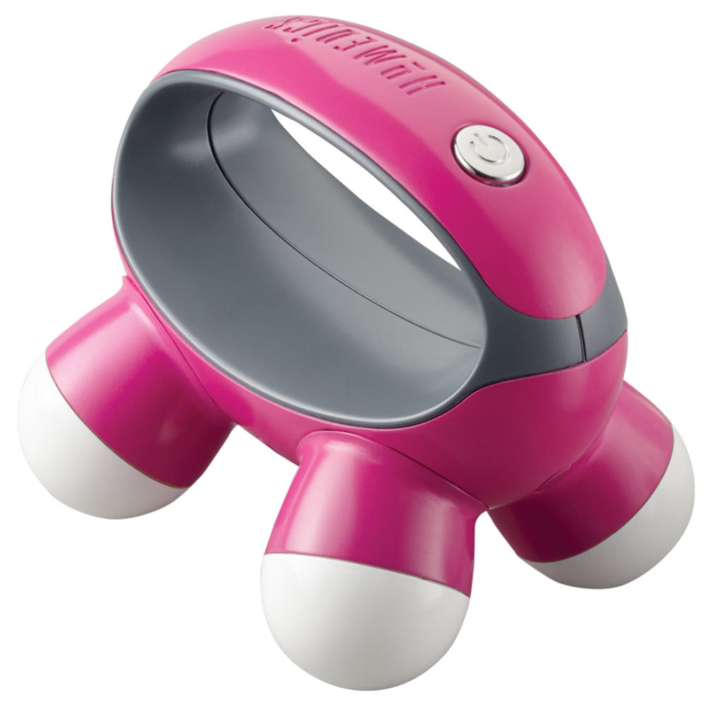 Homedics QuaD Portable Electric Hand Held Vibration Massager Body/Back - Pink (2 Pack) — image 2