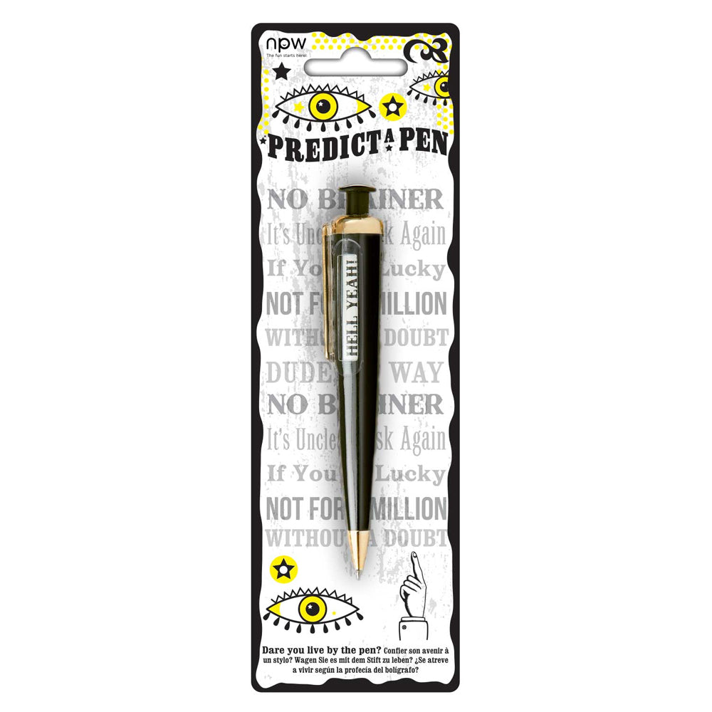NPW Gifts Decision Making Predict-A-Pen Schl/Office Writing Stationery Black
