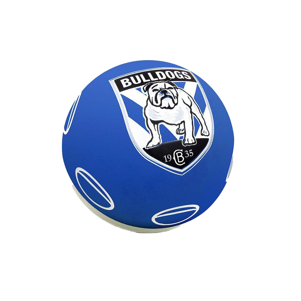 NRL Canterbury Bulldogs NRL Super-High Ball 60mm Kids/Child Sports Toy Blue