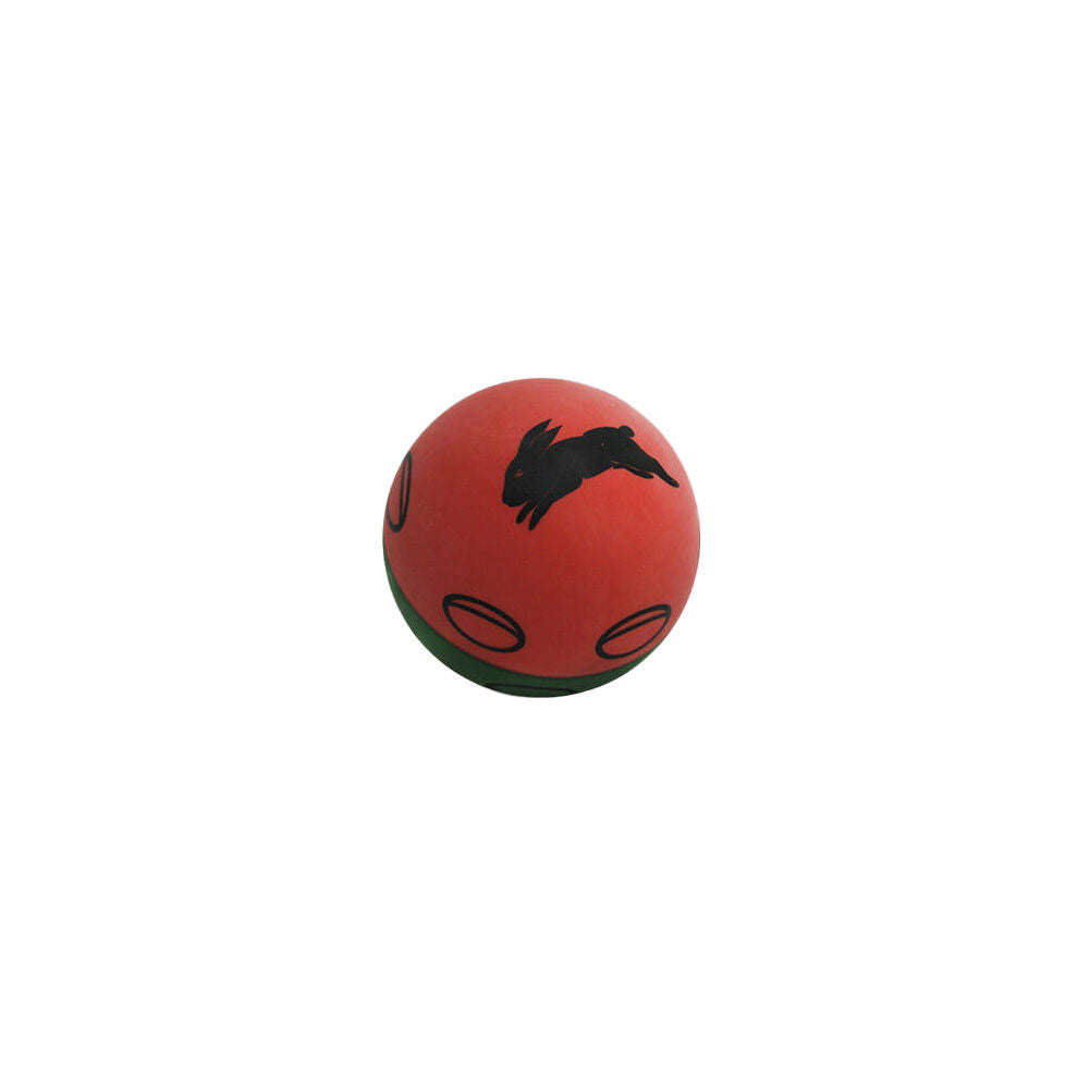 NRL South Sydney Rabbitohs NRL Super-High Bounce Ball 60mm Kids Sport Toy Red