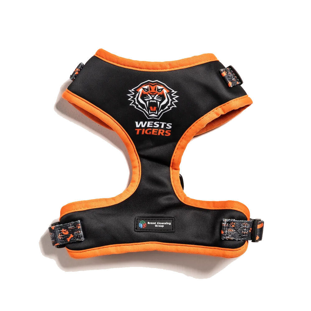 The Stubby Club Wests Tigers NRL - Licensed Adjustable Pet Harness - Extra Small