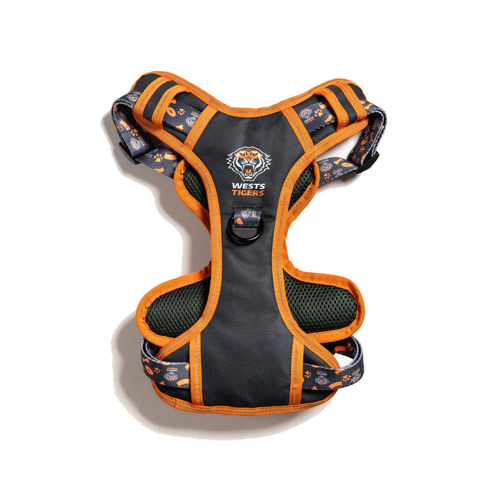 The Stubby Club Wests Tigers NRL - Licensed Adjustable Pet Harness - Extra Small — image 2